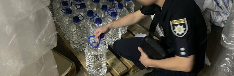У прилуцькій крамниці поліцейські вилучили майже 200 літрів фальсифікату