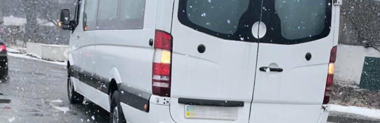 На Чернігівщині нетверезий водій маршрутки перевозив пасажирів
