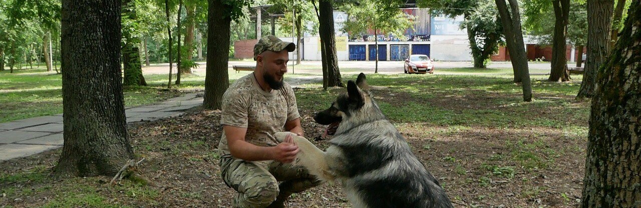 Військовий Богдан Сігеті 5 місяців не бачив свого собаку