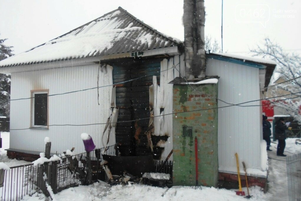 В пожаре в Ичне погибла пара пенсионеров, фото-1 В пожаре в Ичне погибла пара пенсионеров, фото-1