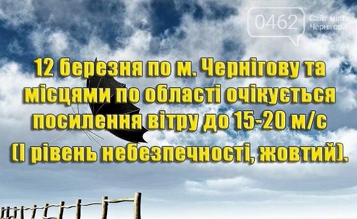 Сьогодні через вітряну погоду в Чернігові та області буде..., фото-1 Сьогодні через вітряну погоду в Чернігові та області буде небезпечно, фото-1