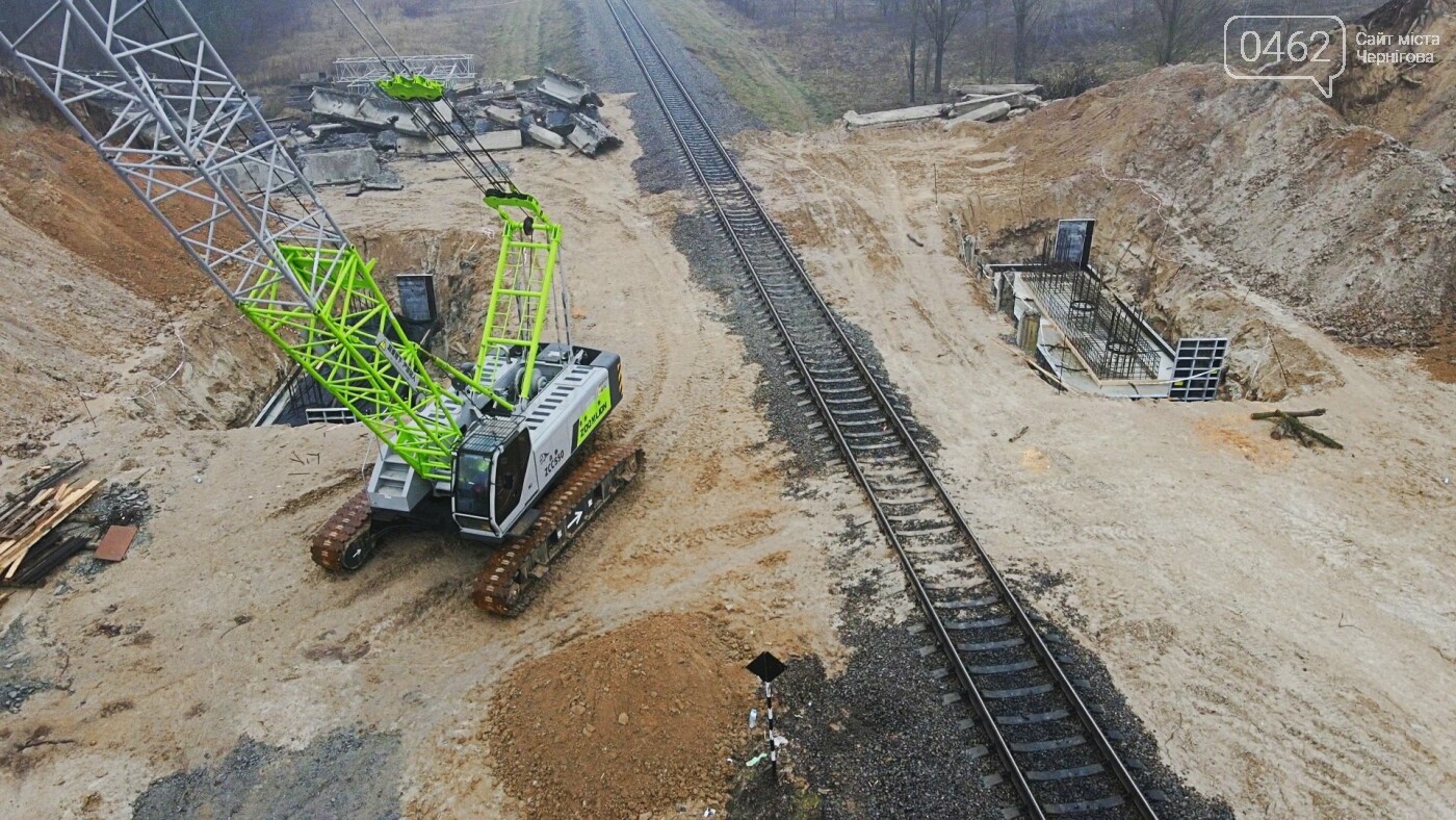 У Чернігівській області розібрали міст над залізницею, фото-5