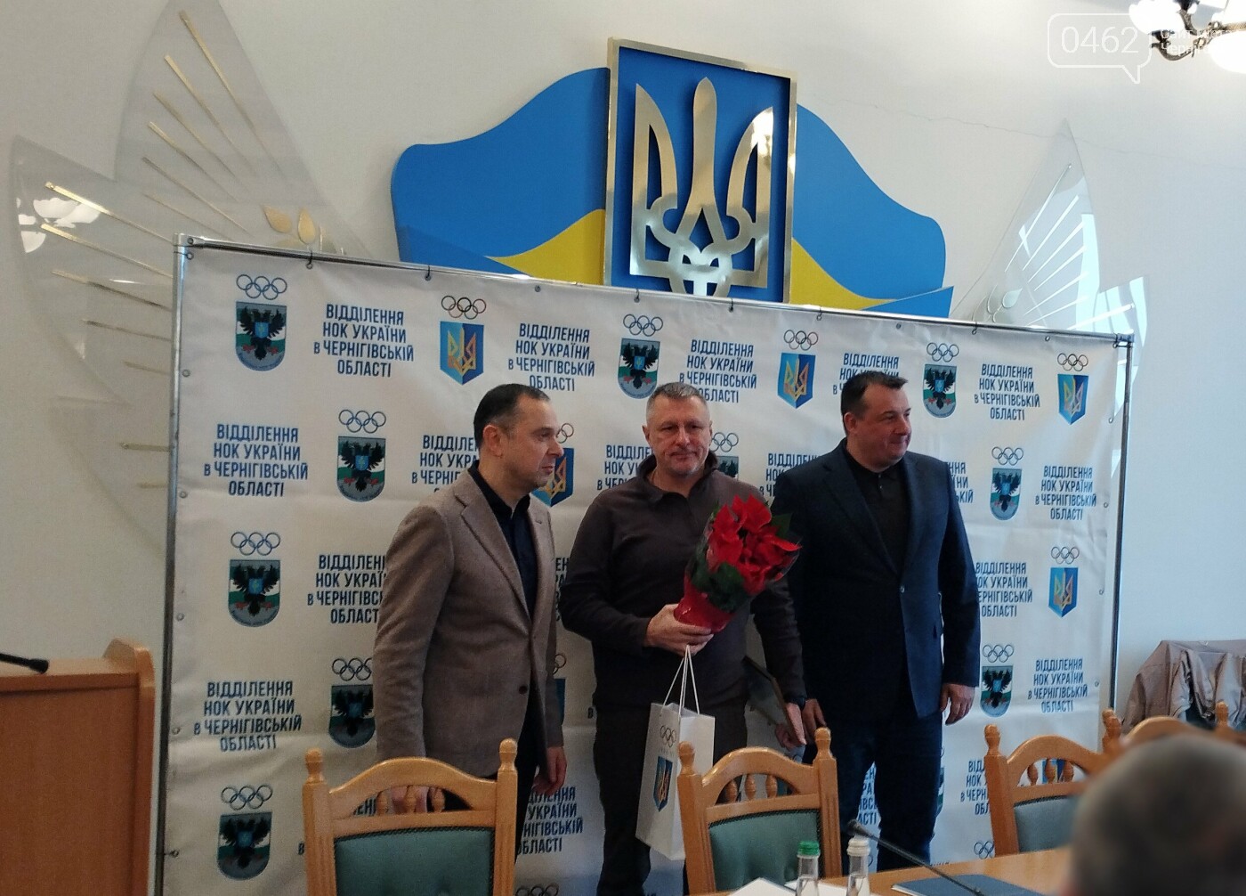 Вадим Гутцайт (ліворуч), Станіслав Крот (у центрі) та Валерій Куліч (праворуч)