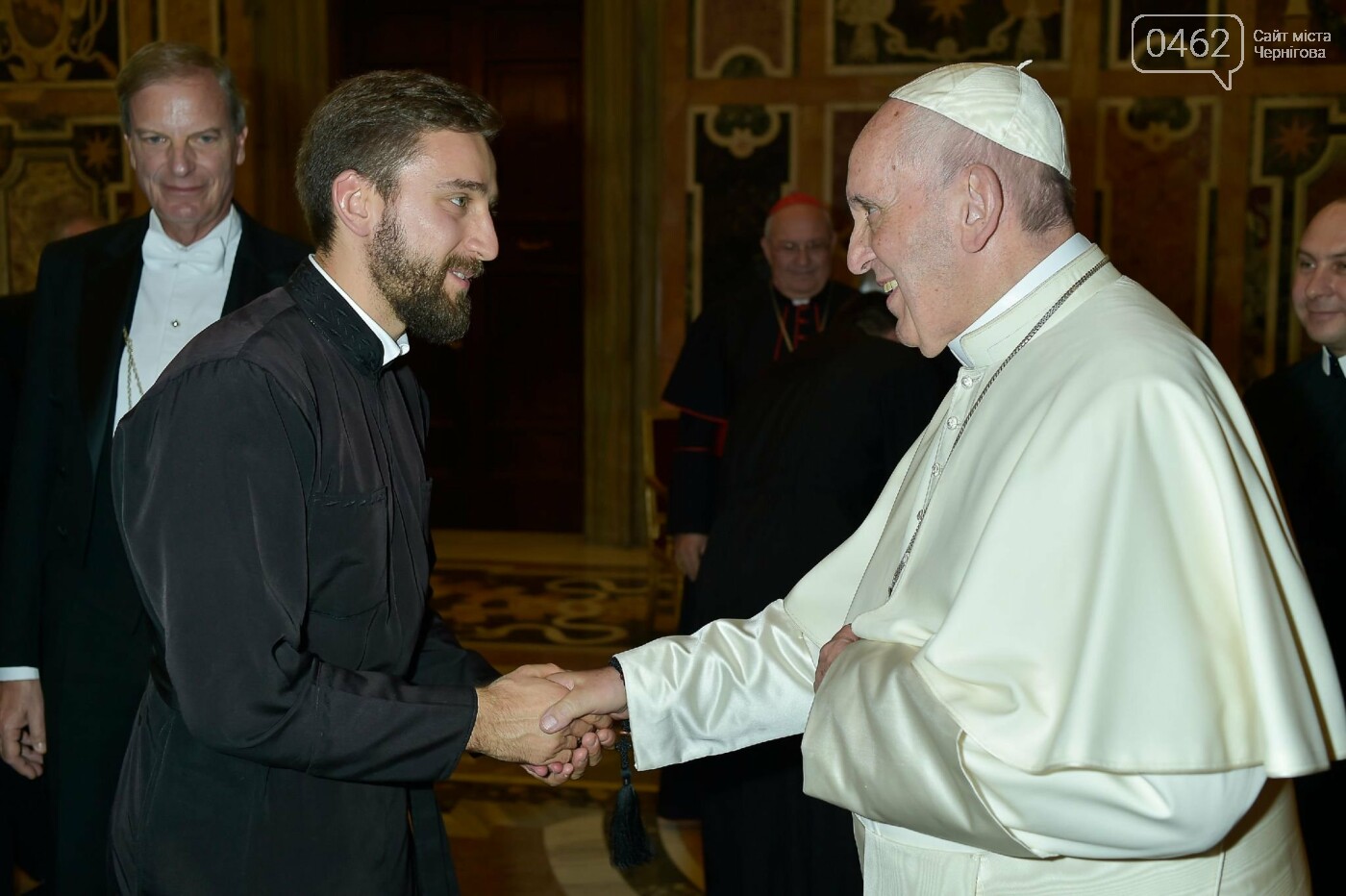 Отець Роман (Гридковець) та Папа Римський Франциск