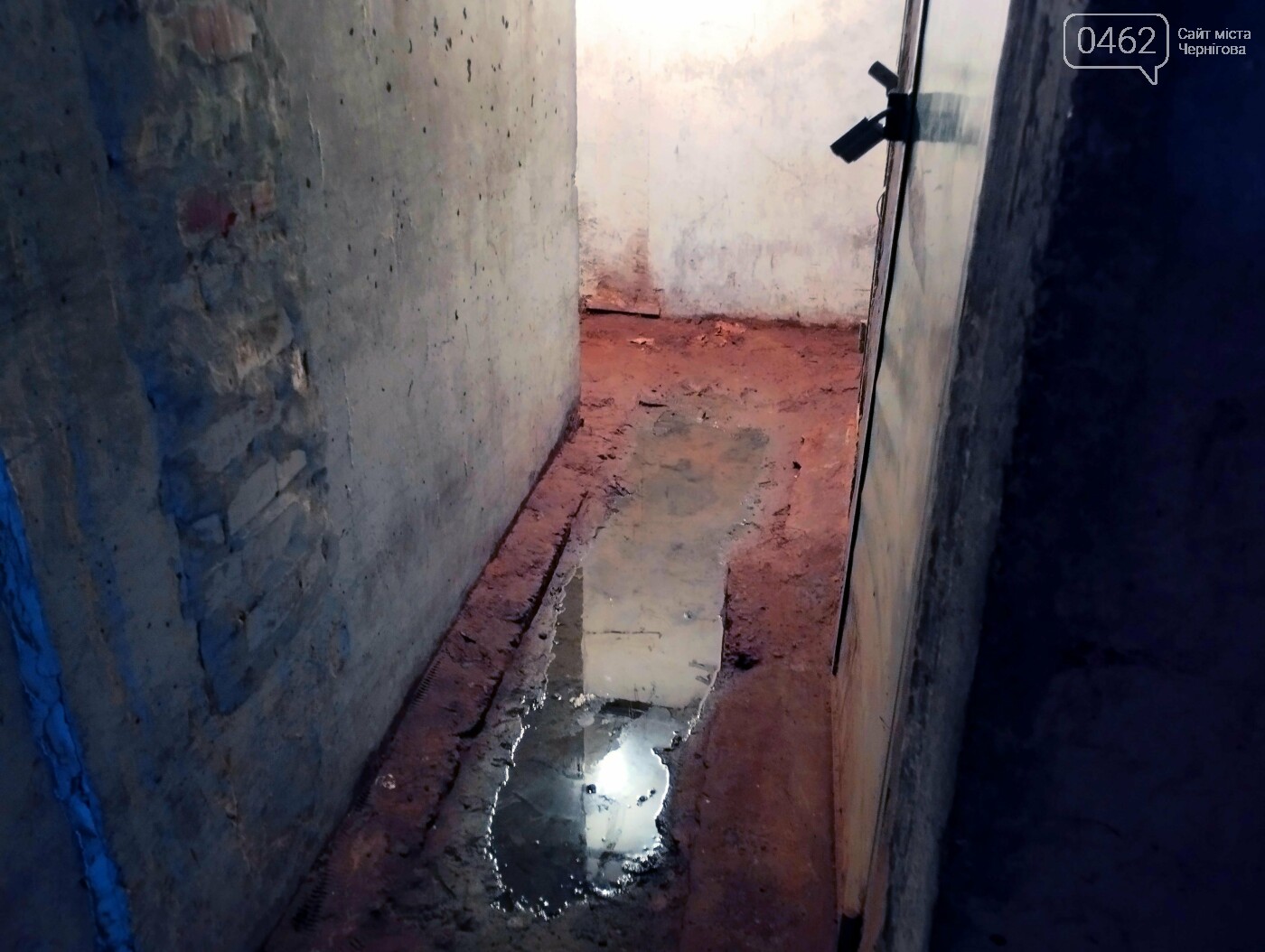 Затоплений підвал-укриття у Чернігові
