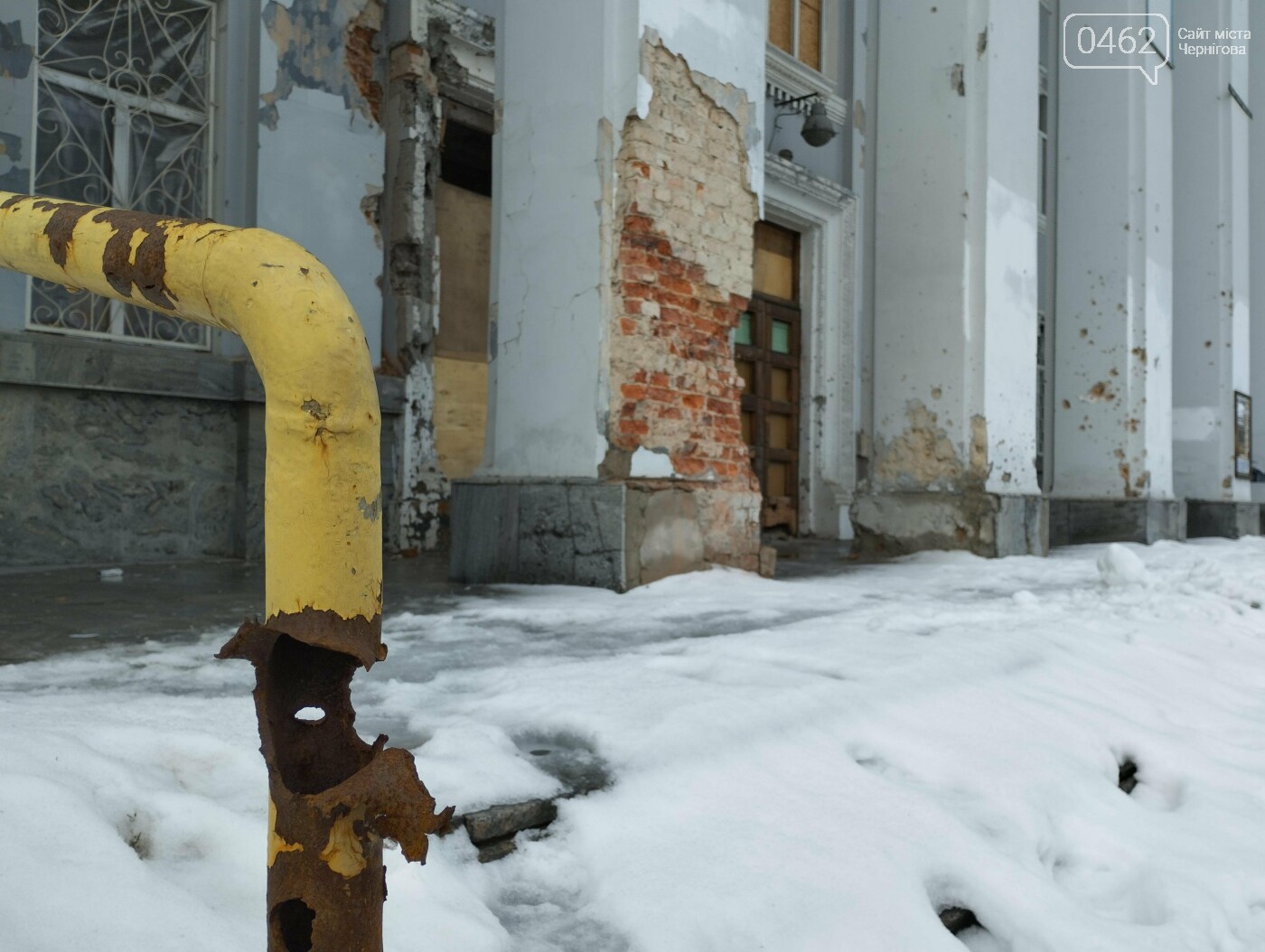 Наслідки дій російсько-білоруських окупантів у Чернігові складно не помітити