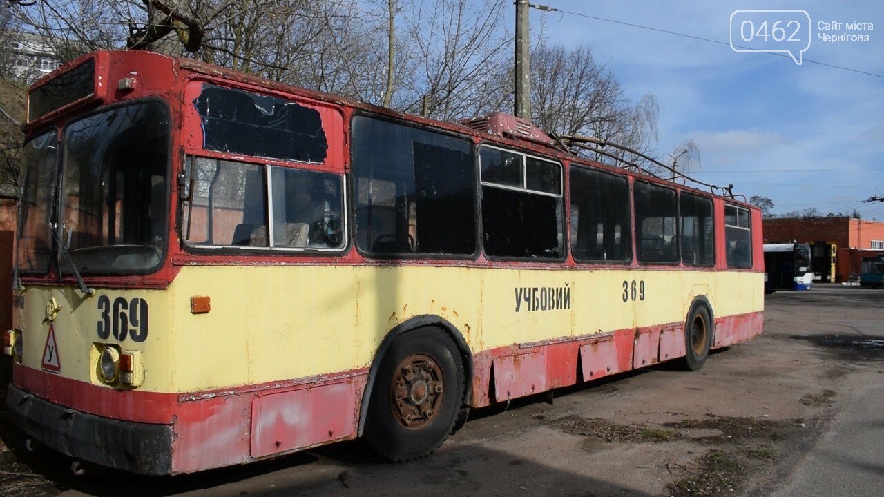 369-й тролейбус наразі є найстаршим у парку тролейбусного управління