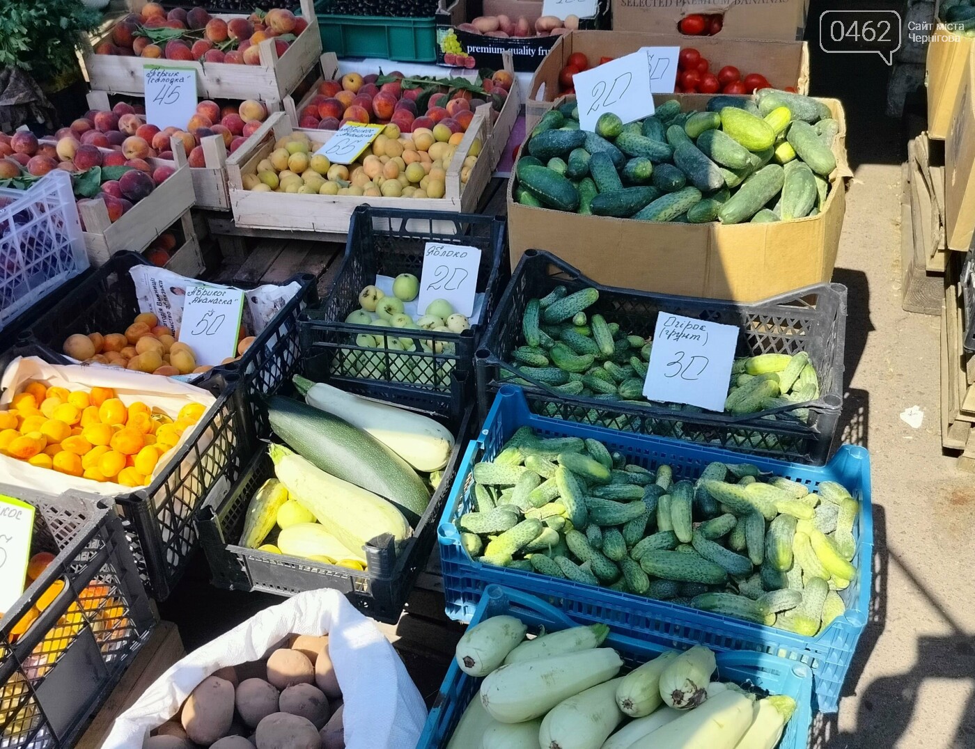 Овочі на ринку