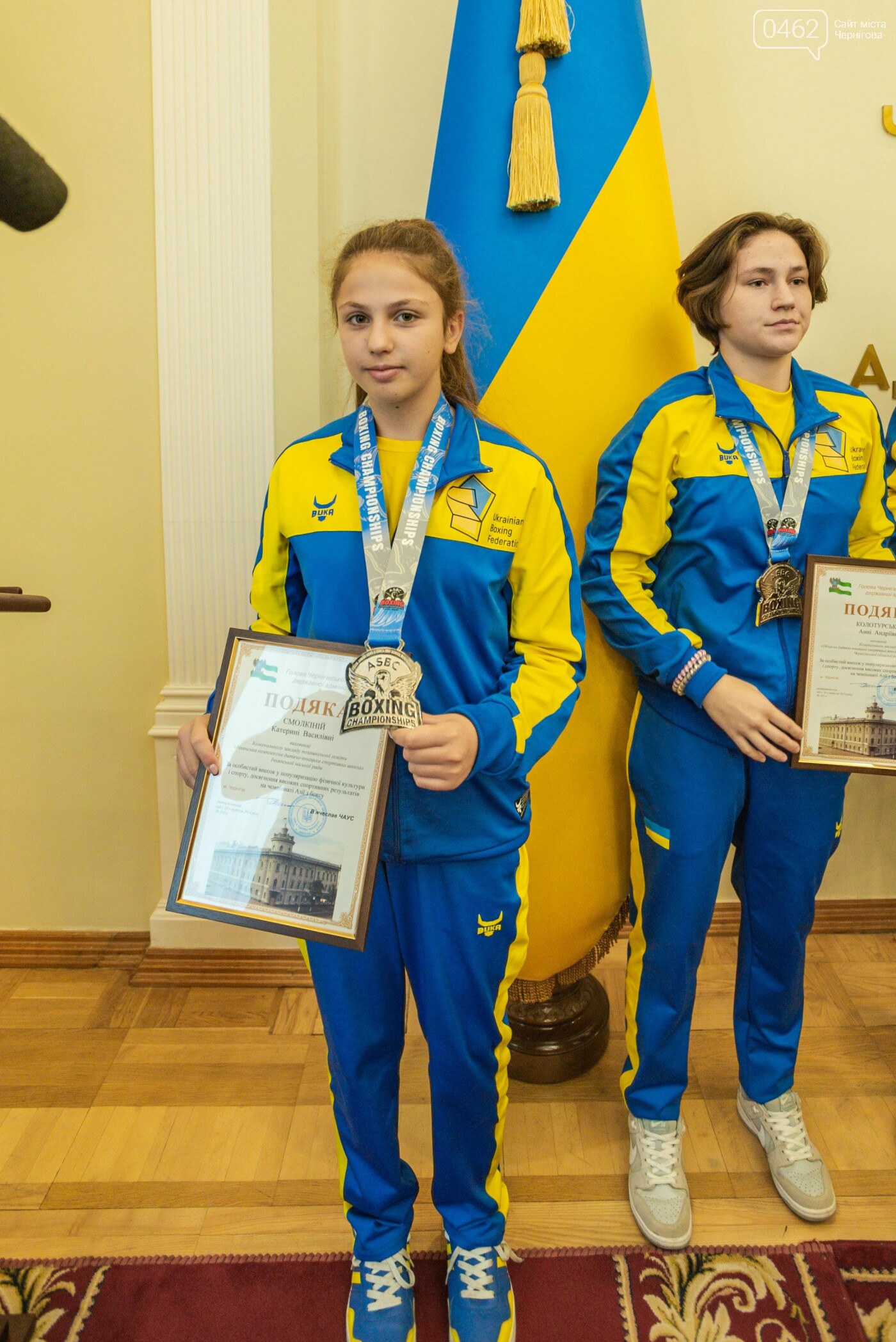 У Чернігові відзначили призерів чемпіонату Азії серед юнаків та дівчат