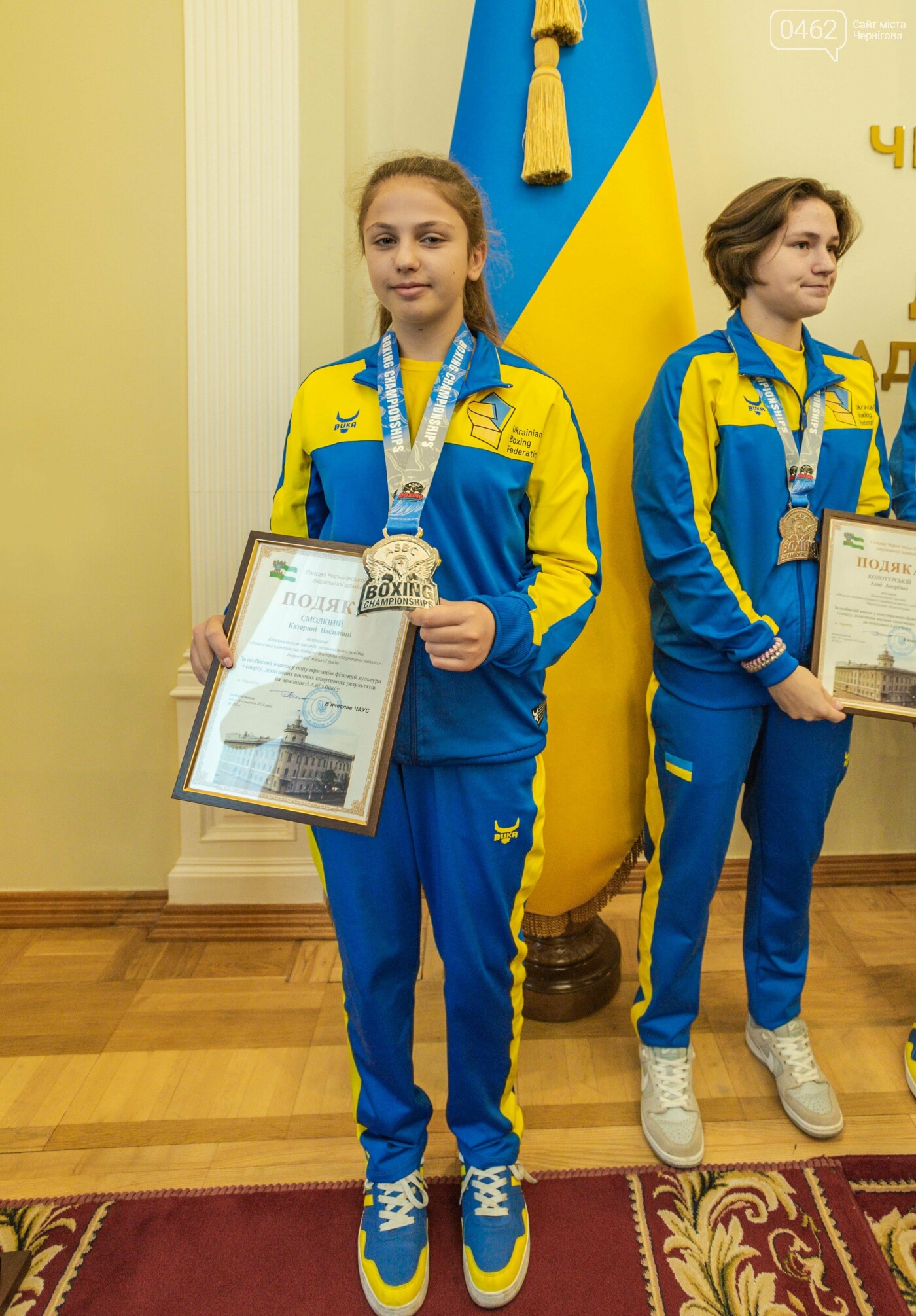 У Чернігові відзначили призерів чемпіонату Азії серед юнаків та дівчат