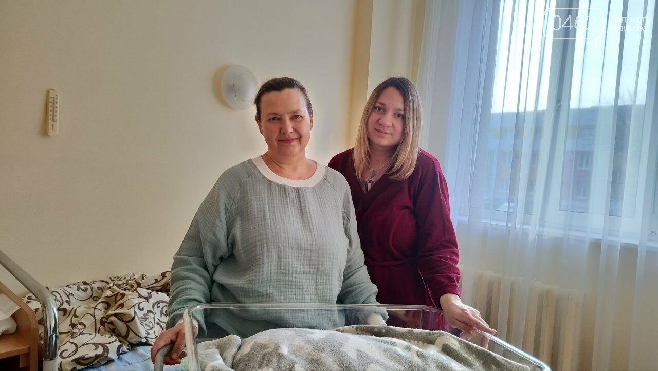 Олена з мамою