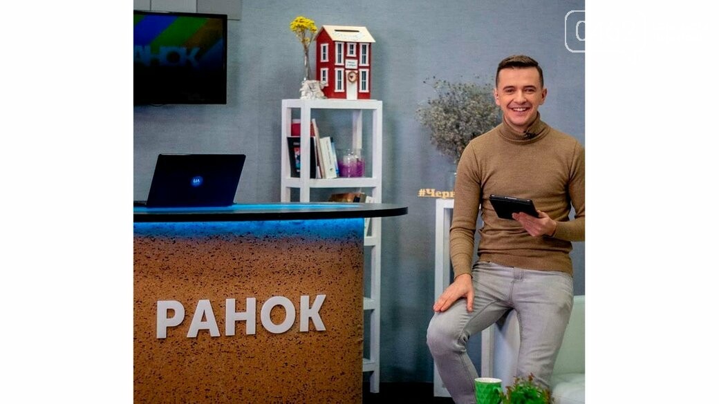 Олександр Котенко під час зйомок