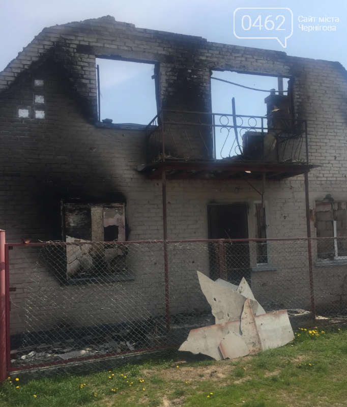 Знищений будинок у Новоселівці, 2022 рік