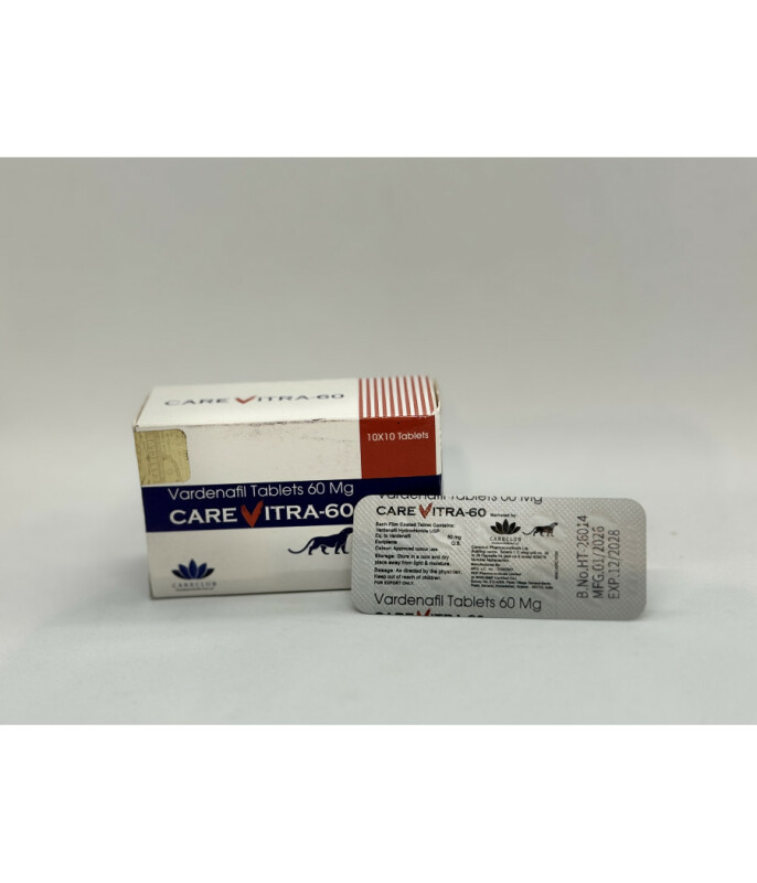 Варденафил CAREVITRA 60 mg (10 tab) - Зображення 2