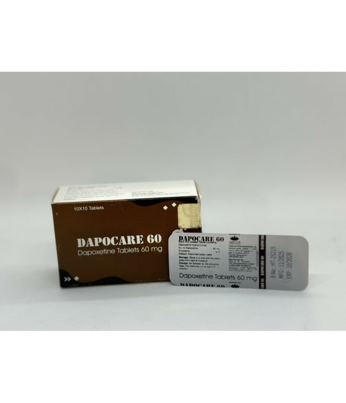 Дапоксетин DAPOCARE-60 (10 tab) - Зображення 2