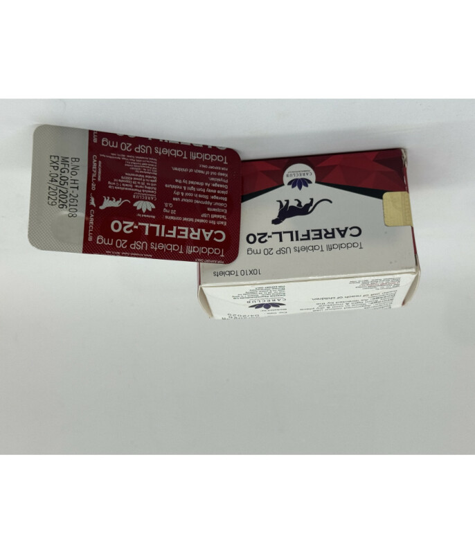 Тадалафил CAREFILL 20 mg (10 tab) - Зображення 1