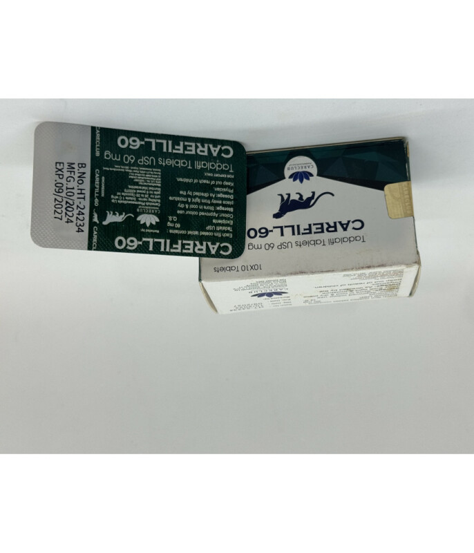Тадалафил CAREFILL 60 mg (10 tab) - Зображення 2