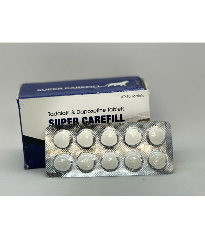 Тадалафил+Дапоксетин Super CAREFILL (10 tab)