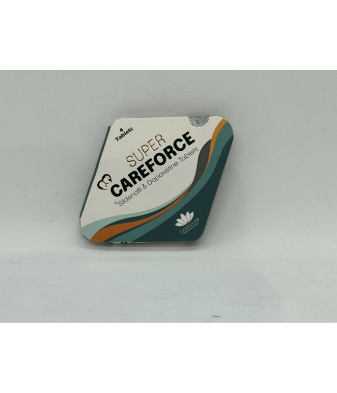 Силденафил+Дапоксетин Super Careforce (4 tab) - Зображення 1