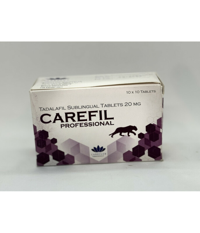 Тадалафил CAREFILL PROFESSIONAL 20 mg (10 sublingual tab) - Зображення 2