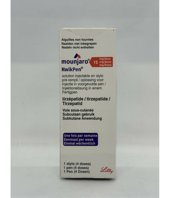 Тирзепатид Mounjaro (15 mg) 4 дозы Eli Lilly