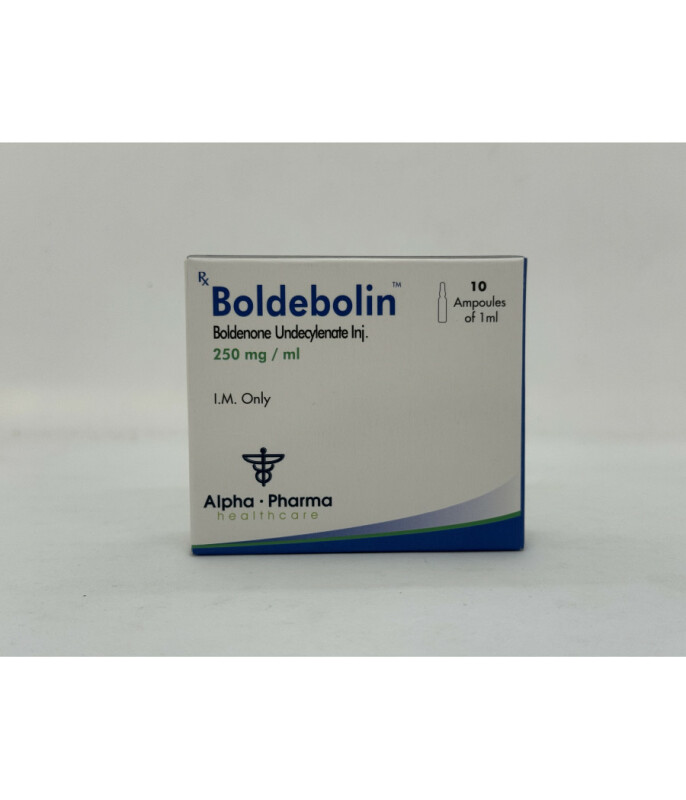 Болденон Boldebolin 5 amp x 250 mg/1ml ALPHA PHARMA - Зображення 1
