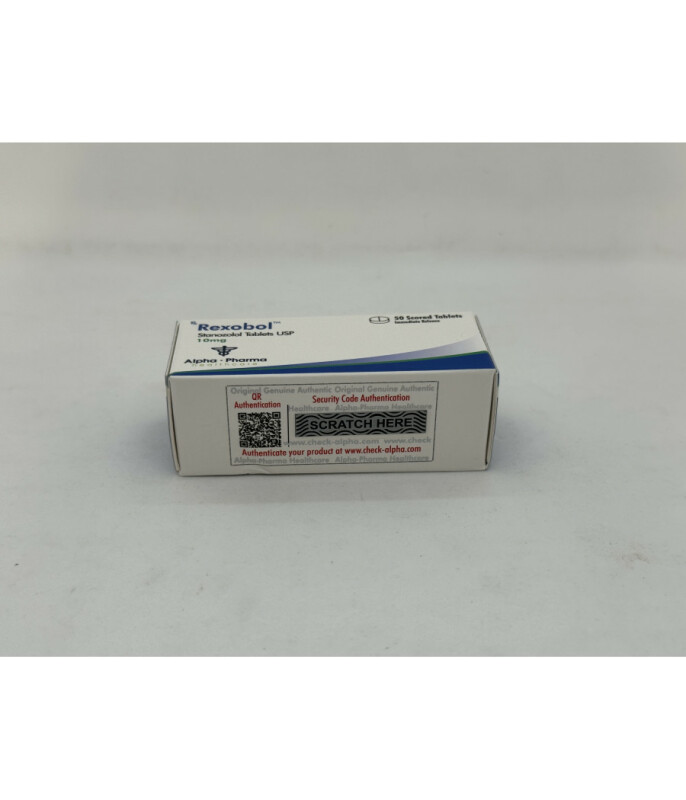 Станозолол REXABOL 50 табл х 10 мг ALPHA PHARMA - Зображення 1