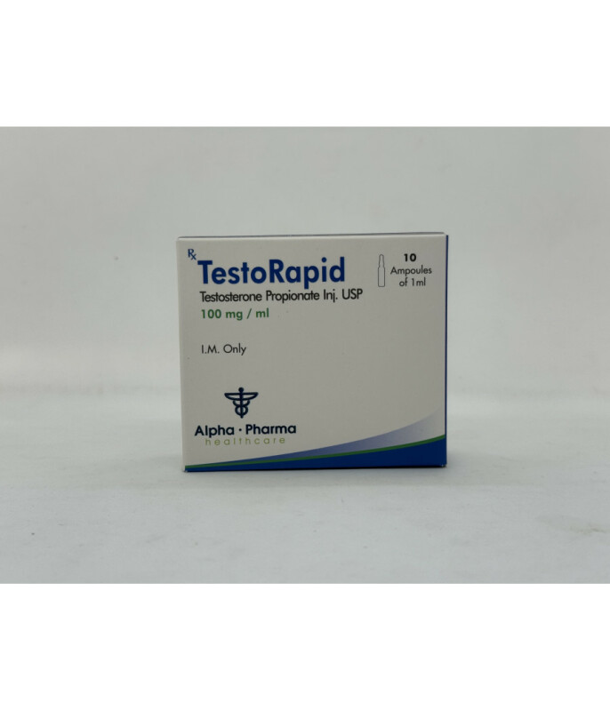 Тестостерон TESTO RAPID 5 amp x 100 mg/ml ALPHA PHARMA - Зображення 1
