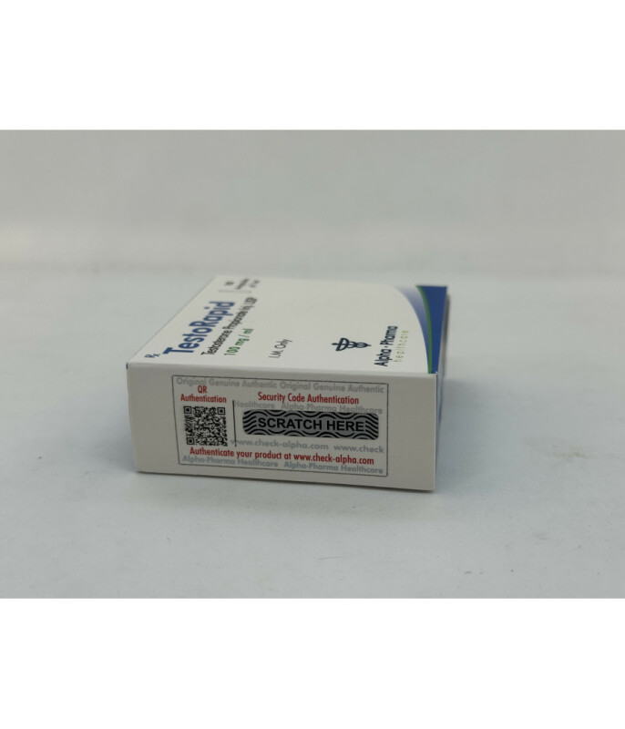 Тестостерон TESTO RAPID 5 amp x 100 mg/ml ALPHA PHARMA - Зображення 3