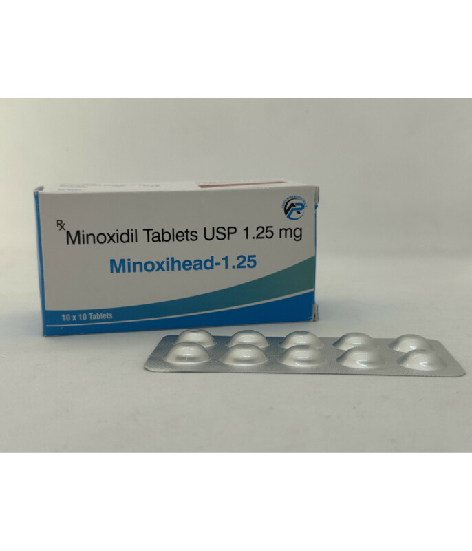 Миноксидил Minoxidil Minoxihead 1,25 мг 10 таб ASHER Pharma