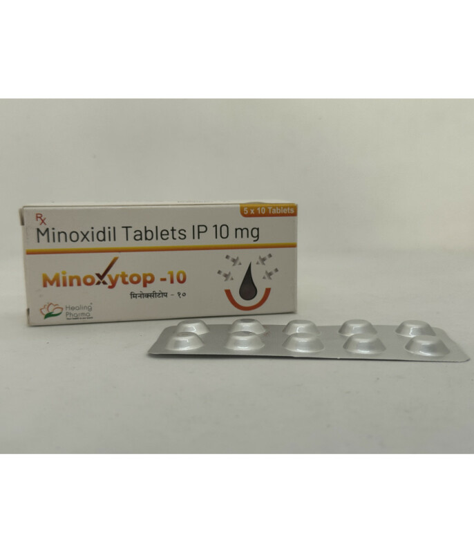 Миноксидил Minoxidil Minoxytop 10 мг 10 таб Healing Pharma