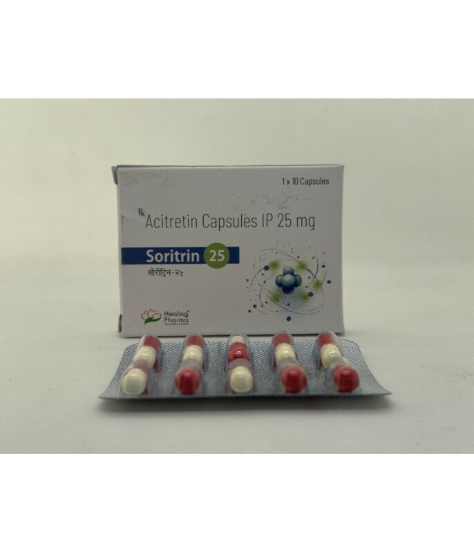 Ацитретин Acetritine SORITIN 25 мг 10 капс Healing Pharma