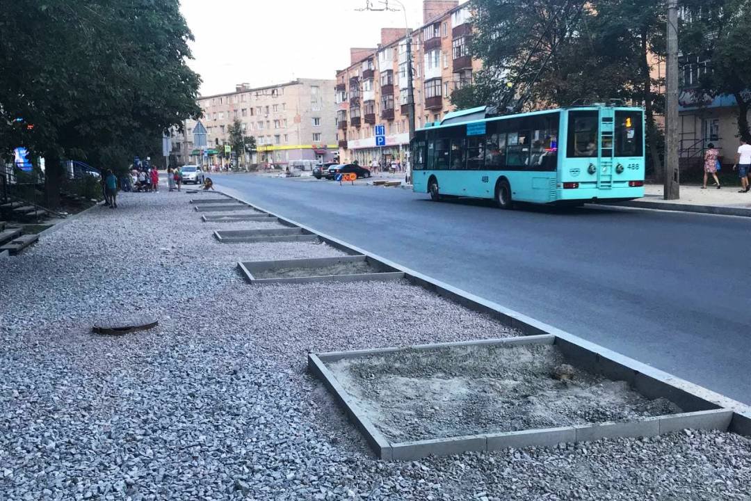 Вулиця Шевченка. Роблять тротуари і не забувають про дерева. Скільки планують висадити? (СВІЖІ ФОТО), фото-23