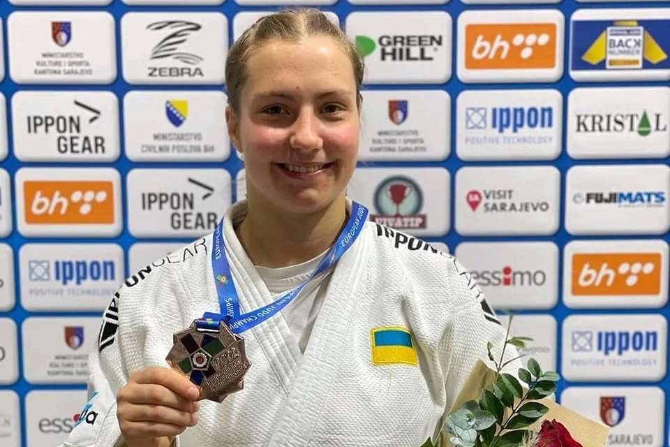 Ніжинська дзюдоїстка Наталія Чистякова — бронзова призерка молодіжного чемпіонату Європи
