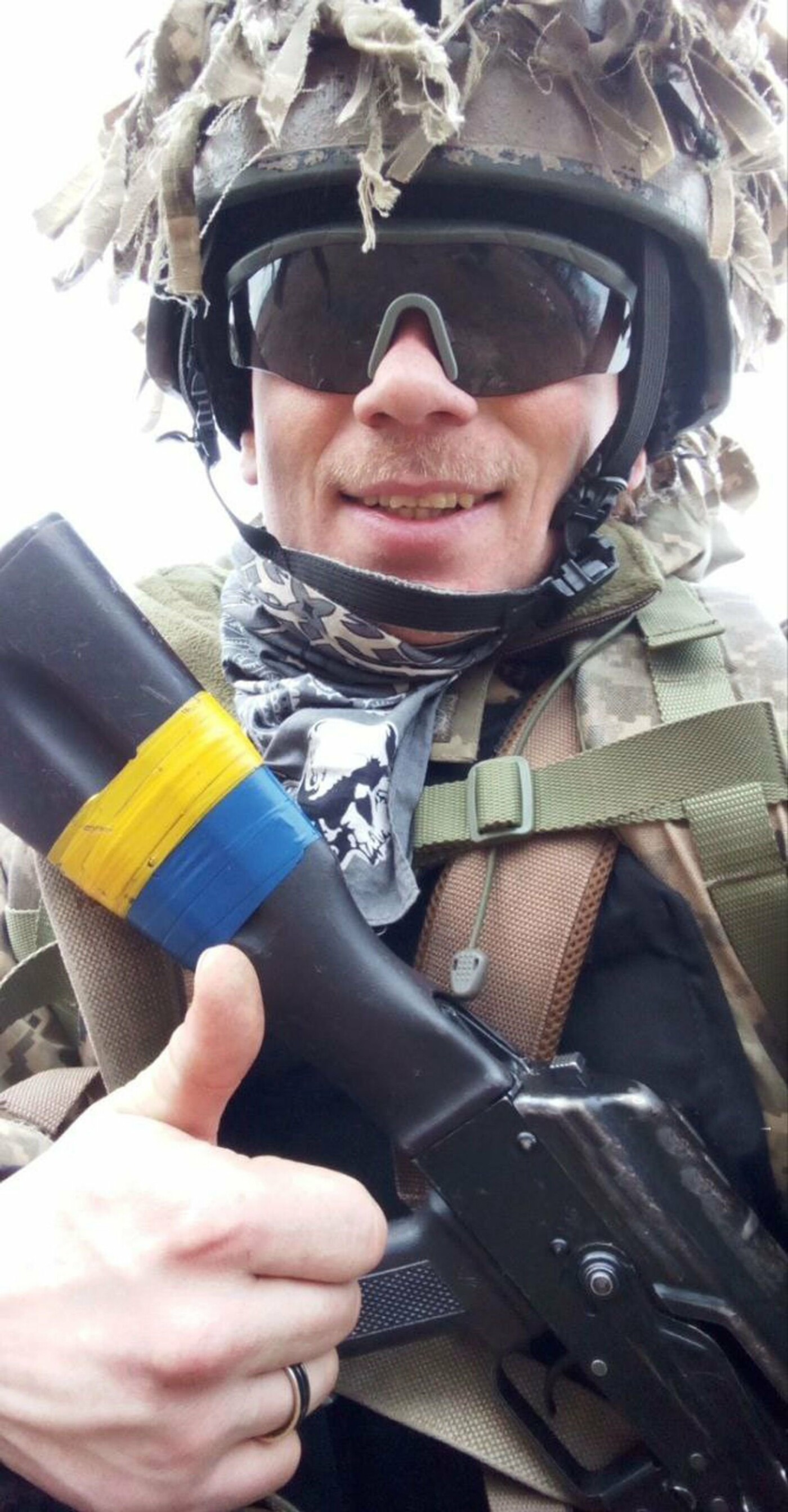 Максим Жоров під час військової служби