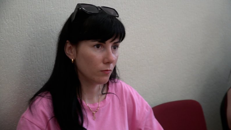 Учасниця акції Оксана