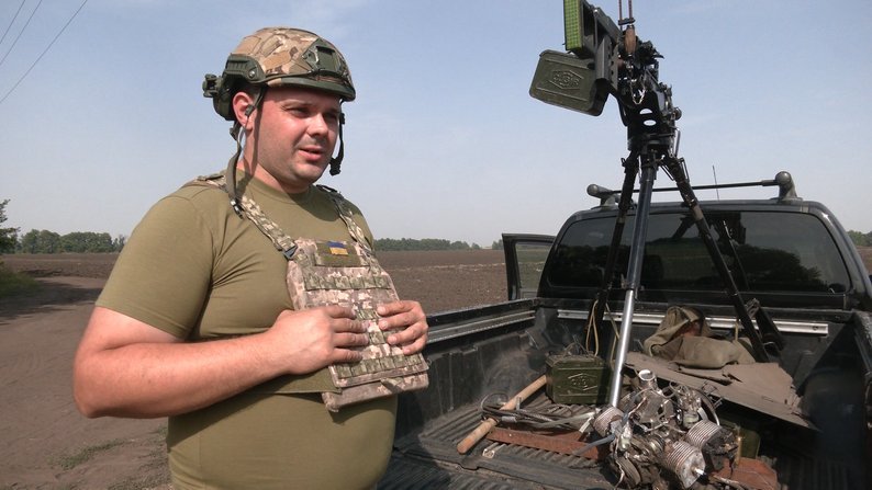 Командир відділення мобільної вогневої групи 119 бригади ТрО Олександр