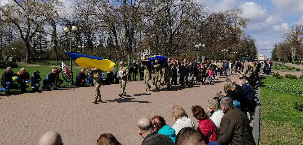 Поховання Ігоря Дорошенка