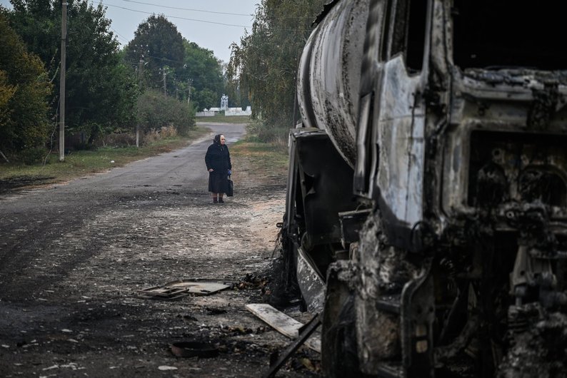 Прикордонне село Гірськ після атаки РФ