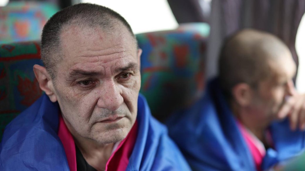 Звільнений з полону прикордонник Андрій Юхименко