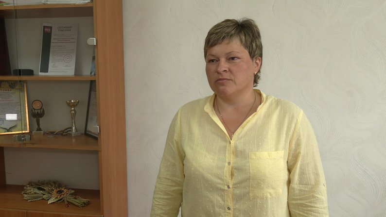 Заступниця голови сільської ради Олена Хоменко