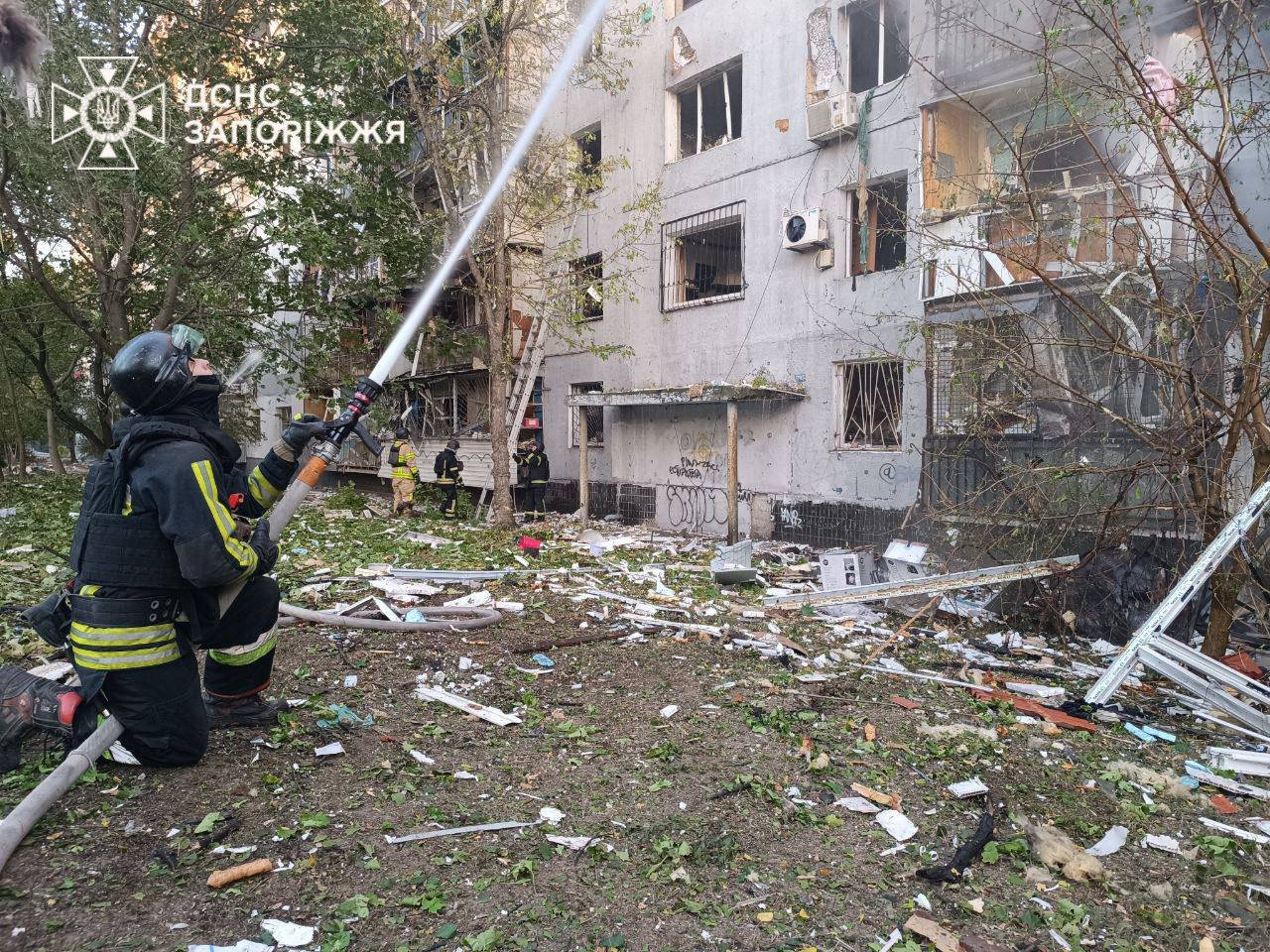 Наслідки атак на Запоріжжя