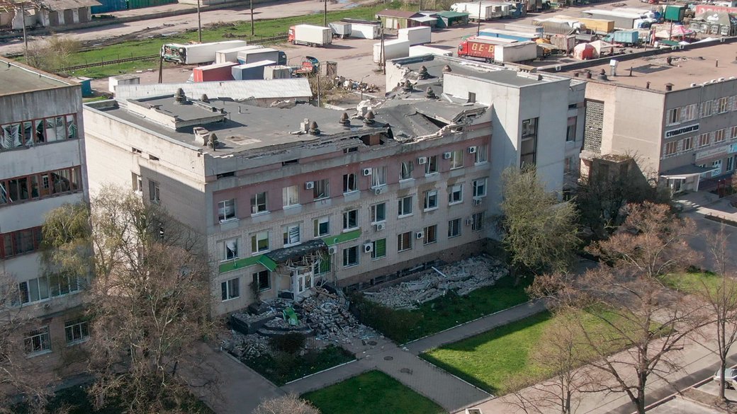 Зруйнована будівля на Мазепи, 55А у Чернігові