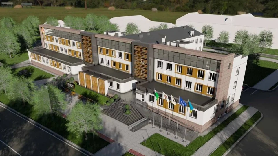 Макет відремонтованого приміщення районної лікарні. Фото: В'ячеслав Чаус