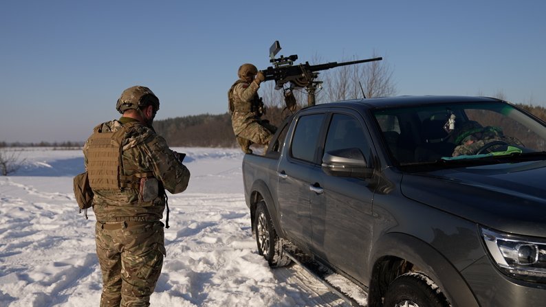 Мобільна вогнева група працює на Чернігівщині
