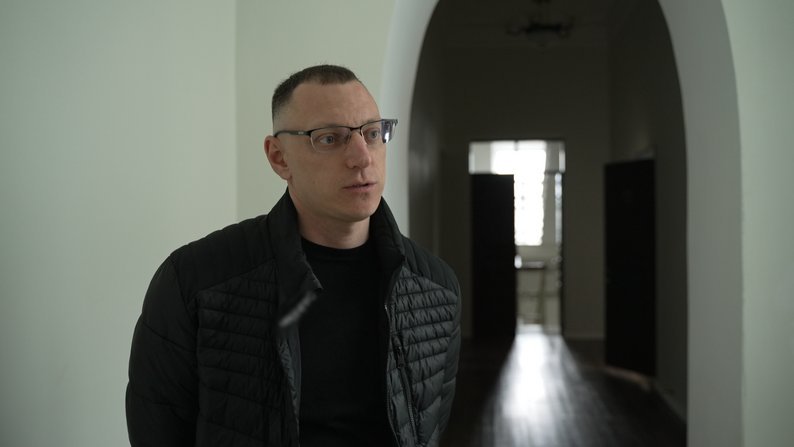 Начальник управління транспорту Чернігівської міської ради Олександр Рижий. ФОТО: Суспільне Чернігів