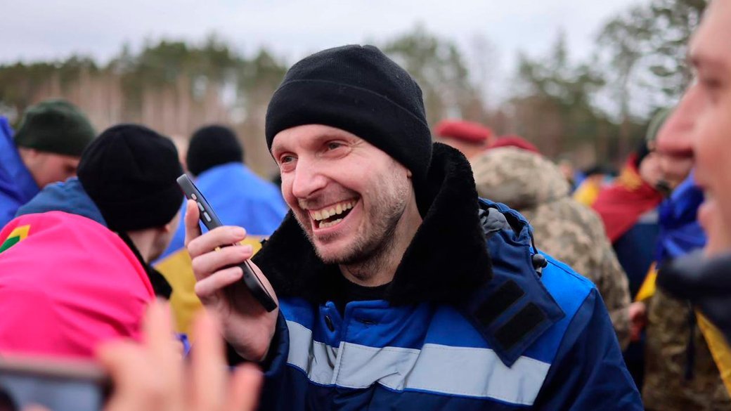 Колишній військовополонений Юрій Пилипчук. Фото: ДПСУ