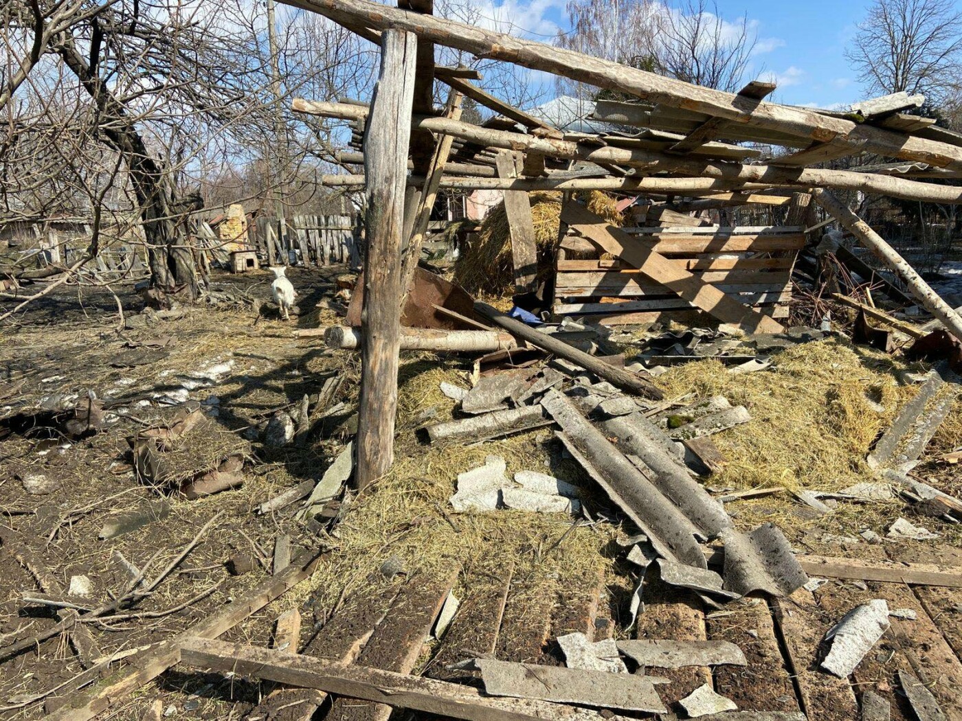 Наслідки ударів безпілотників в селі Черешеньки, Коропської громади на Чернігівщині