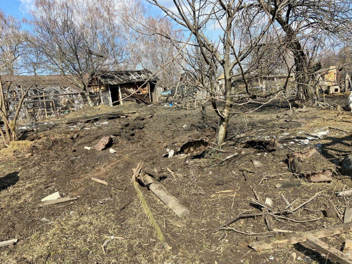 Наслідки ударів безпілотників в селі Черешеньки, Коропської громади на Чернігівщині