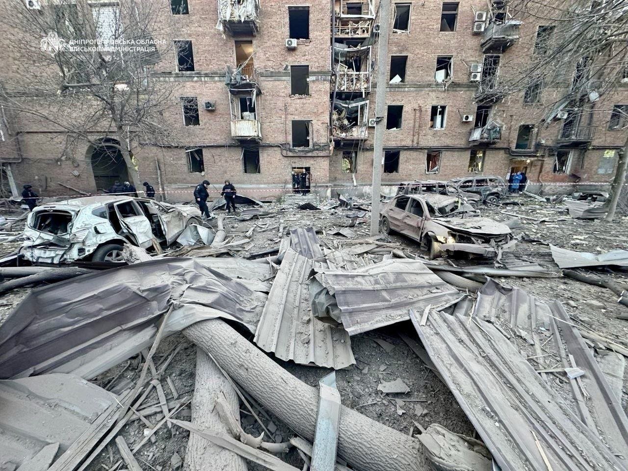 Наслідки удару по Дніпру